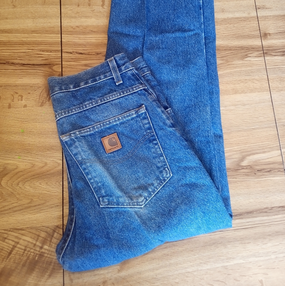 Carhartt straight jeans light washed 5 pocket size 31 x 30